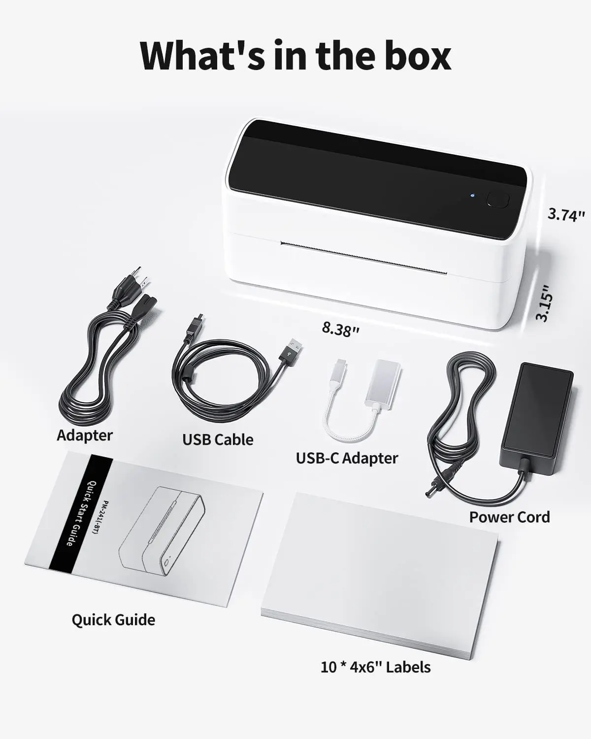 Impresora Térmica Multifunción - Label Printer reseña y precio
