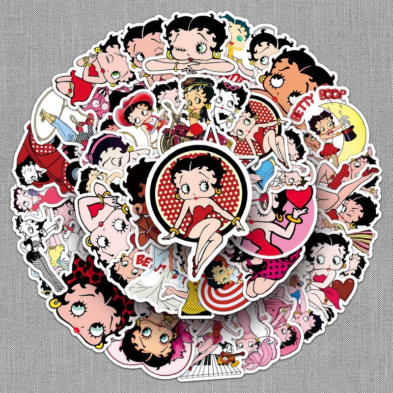 Betty Boop 50 pegatinas de alt - Printer Paper reseña y precio