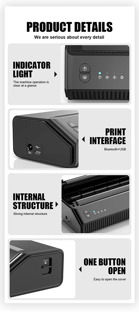 Impresora térmica de plantilla - Thermal Printer reseña y precio